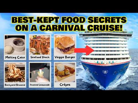 6 foods you NEED to eat on a Carnival Cruise: The best food secrets!
