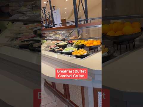 Breakfast buffet aboard Carnival cruise #cruise #cruising #carnival #foodie