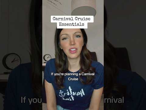 Carnival Cruise Essentials! 🛳  #carnivalcruisetips