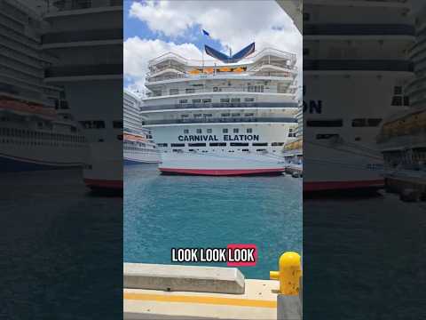 Carnival Elation and Mardi Gras at @Carnival Nassau Bahamas Port #cruiseline #cruise ##nassau