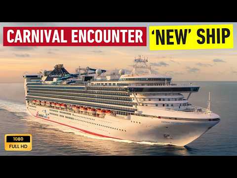 CARNIVAL ENCOUNTER – Full HD Ship Tour of LATEST Carnival Cruise Ship