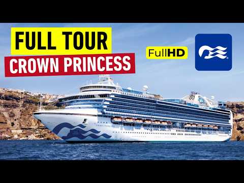 CROWN PRINCESS – Complete Full HD Tour of Crown Princess Cruise Ship