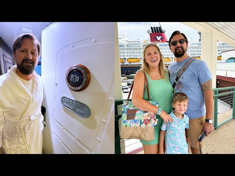 Disney Magic 10 Day Anniversary Cruise Embarkation Day! Royal Suite, Concierge Lounge Tour & Rapunze