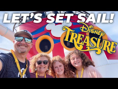 Disney Treasure Embarkation Day! Setting Sail on Disney Cruise Line's Newest Ship