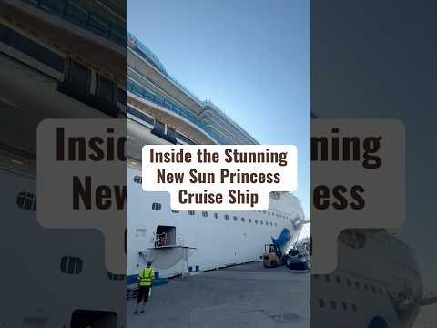 Inside the Stunning New Sun Princess Cruise Ship