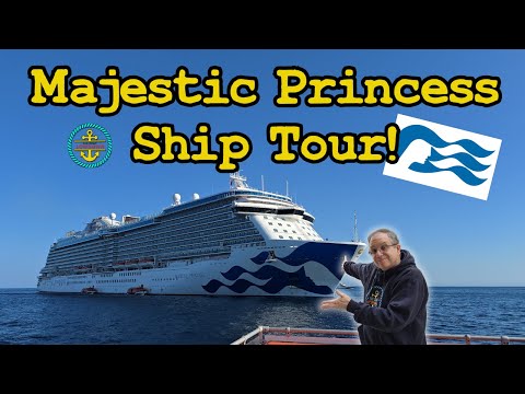 Majestic Princess Cruise Ship Tour!