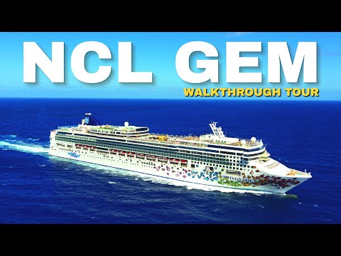 NCL Gem | Full Ship Walkthrough Tour & Review 4K | Norwegian Cruise Lines